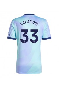 Arsenal Riccardo Calafiori #33 Fotballdrakt Tredje Klær 2024-25 Korte ermer